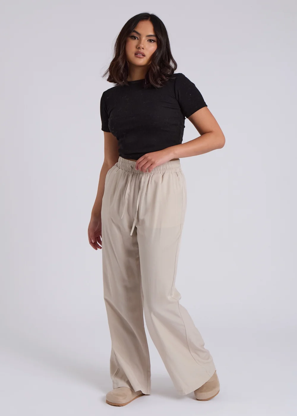 Urban Bliss Stone Drawstring Wide Leg Trousers - 8 Image 2