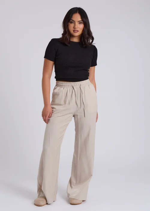Urban Bliss Stone Drawstring Wide Leg Trousers - 8 Image 1