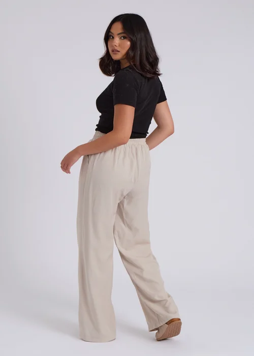 Urban Bliss Stone Drawstring Wide Leg Trousers - 8 Image 4