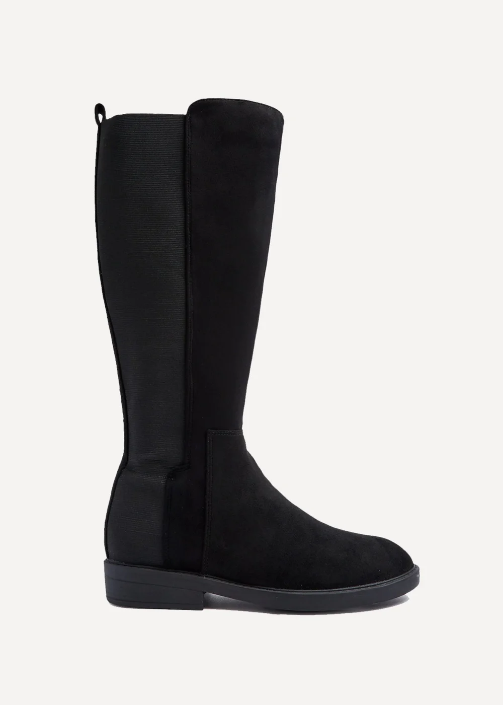 Linzi Knight Black Faux Suede High Leg Boot - 3 Image 2