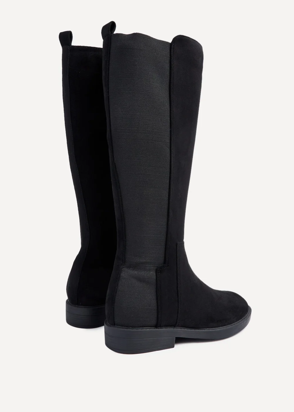 Linzi Knight Black Faux Suede High Leg Boot - 3 Image 5