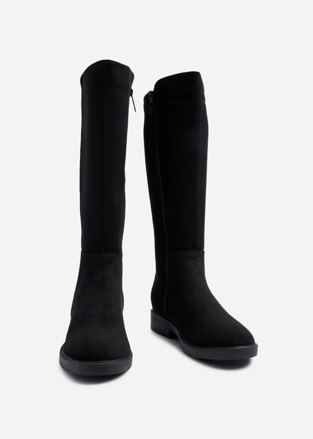 Linzi Knight Black Faux Suede High Leg Boot - 3 Image 3