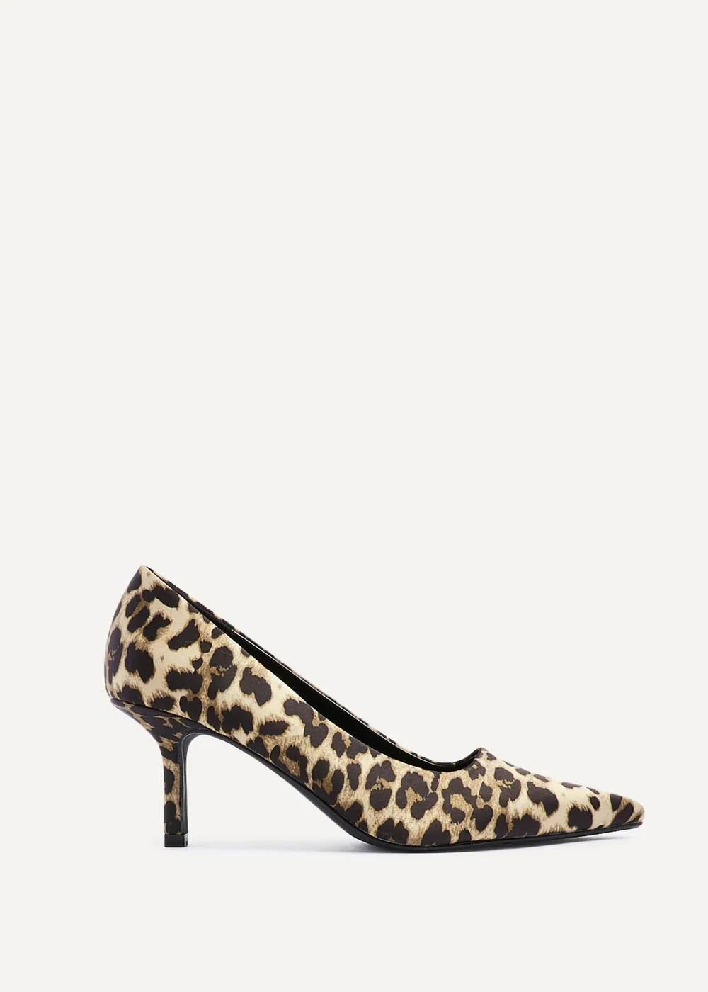 Linzi Multi Kat Leopard Print Scuba Court Heel - 3 Image 2