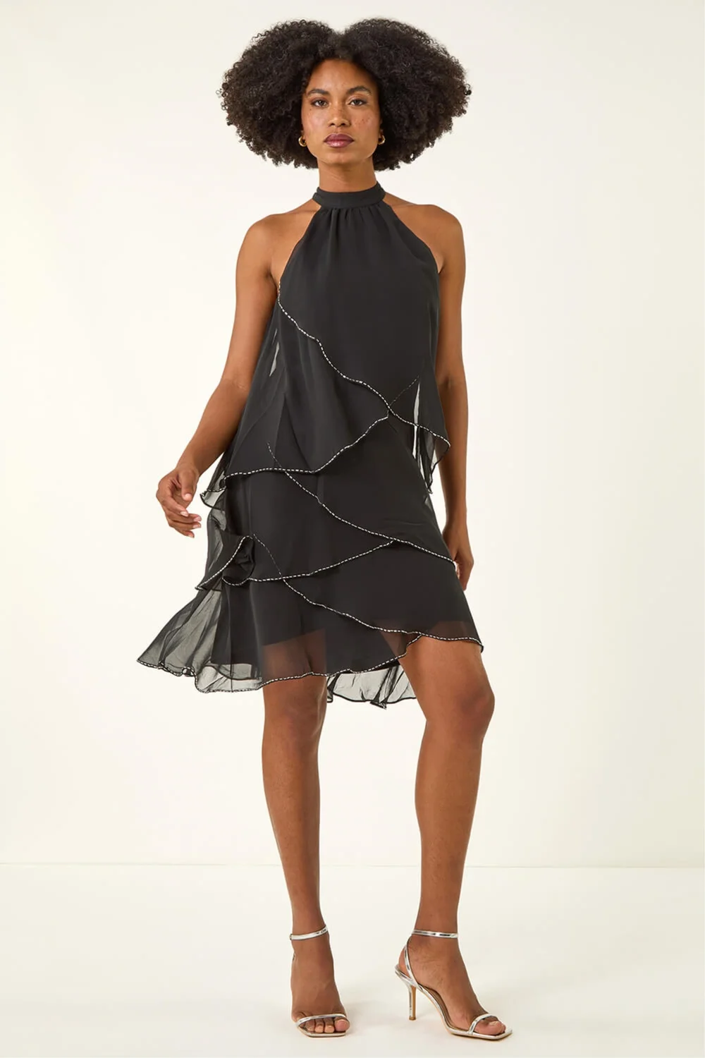 roman black sequin dress Buy Roman Black Sequin Bow Back Flare Dress from Next USA