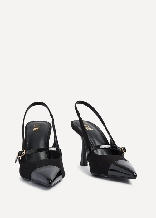 Linzi Maze Black Slingback Court Heel - 3 Image 3