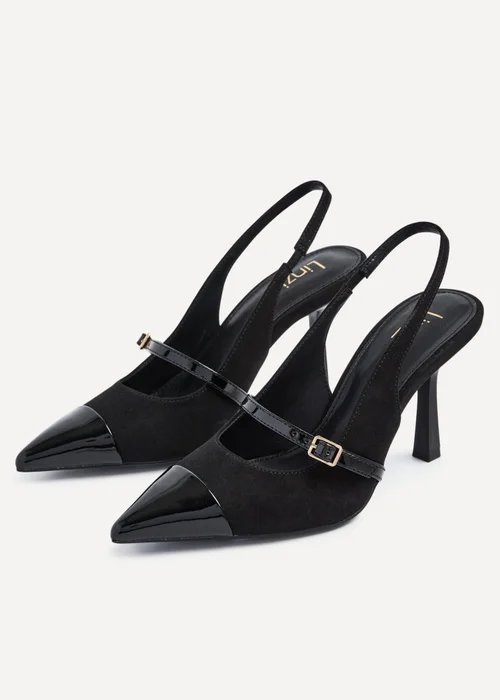 Linzi Maze Black Slingback Court Heel - 3 Image 5