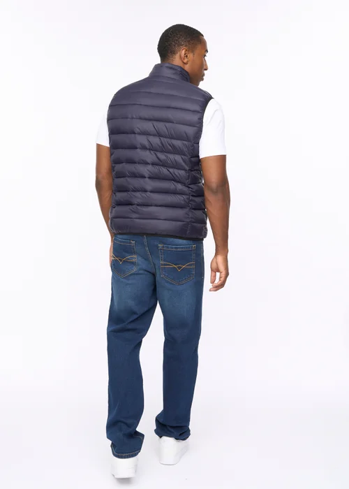 Crosshatch Dark Navy Gattering MVE Gilet - M Image 2