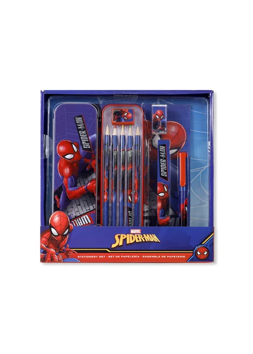 Marvel Spiderman Red/Blue Stationary Set - One Size Image 2