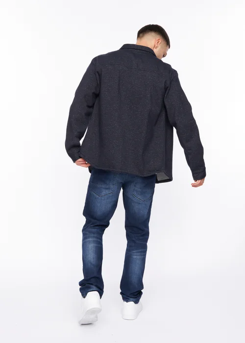 Crosshatch Navy Dakari Over Shirt - M Image 4