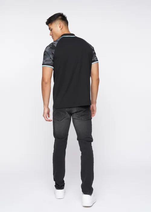 Crosshatch Black Cramdark Camo Polo - S Image 5