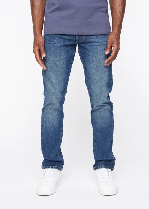 Crosshatch Stone Wash Cadman Straight Jeans - 30/L30 Image 2
