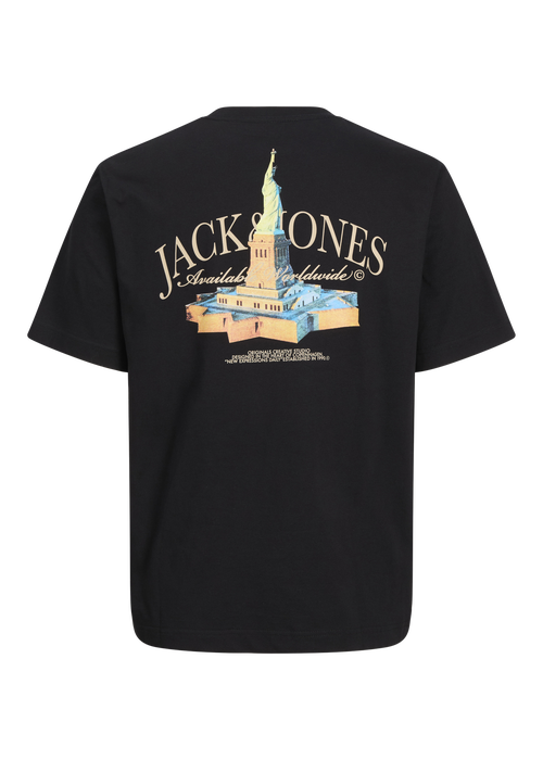 Jack & Jones Boys Black Boston T-Shirt (8-16yrs) - 8 Yrs Image 2
