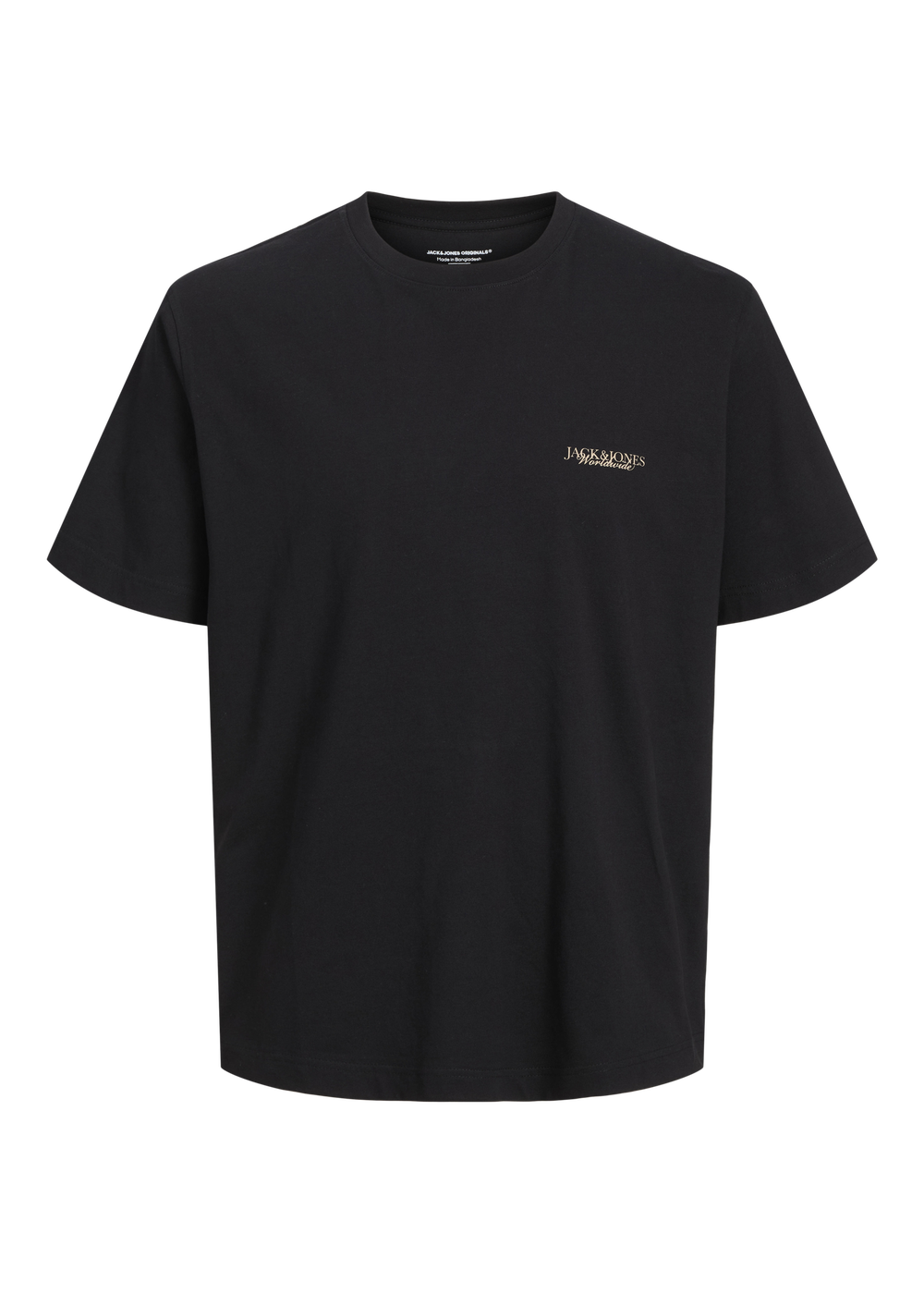 Jack & Jones Boys Black Boston T-Shirt (8-16yrs) - 8 Yrs Image 1