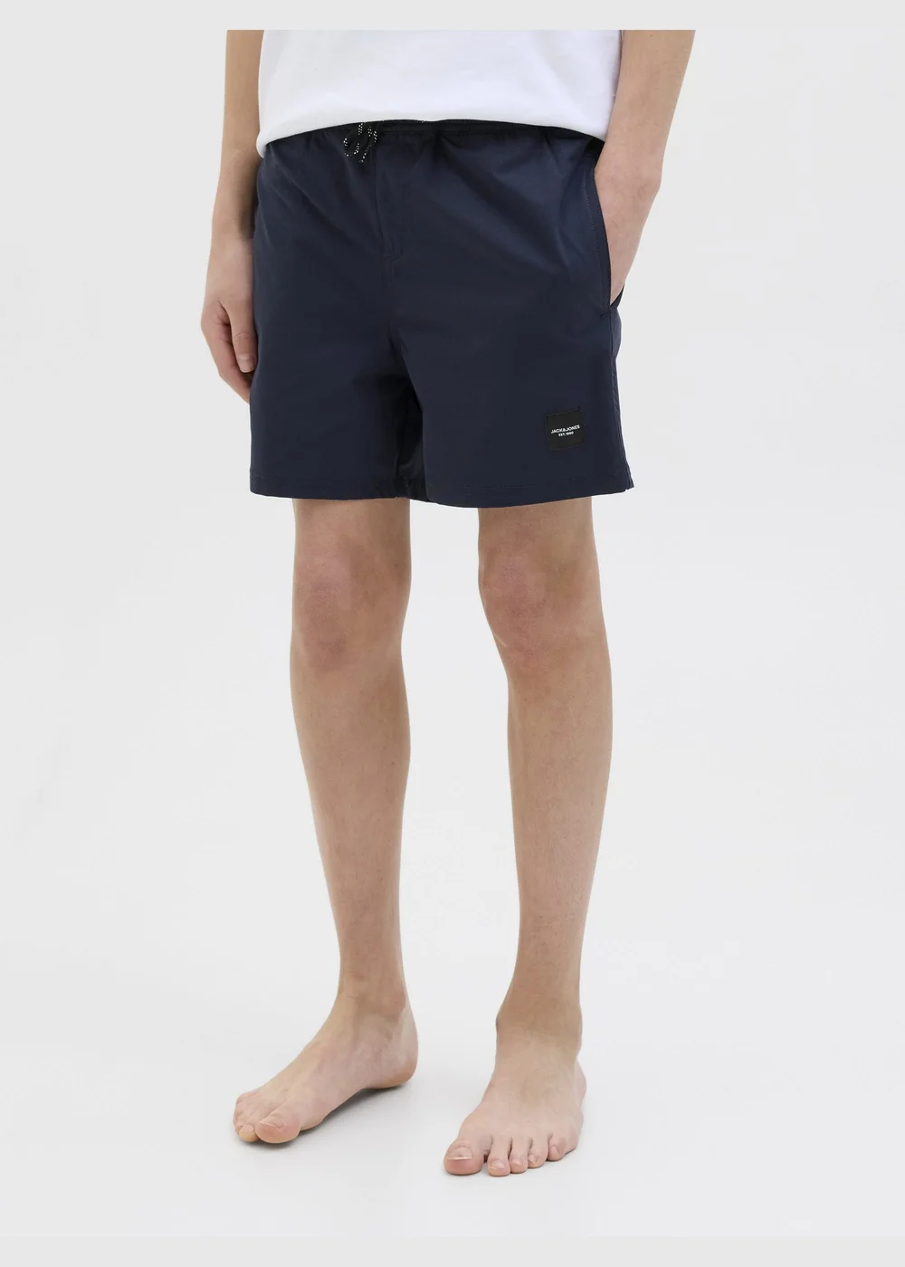 Jack & Jones Jnr Navy Swim Shorts - 10 Yrs Image 3