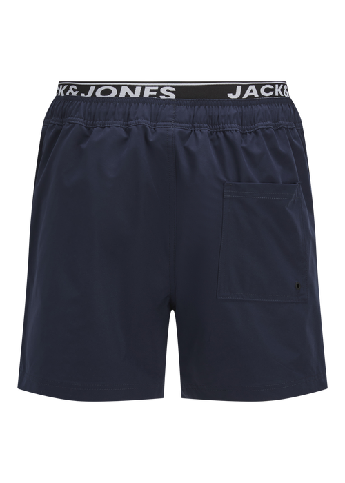 Jack & Jones Jnr Navy Swim Shorts - 10 Yrs Image 7