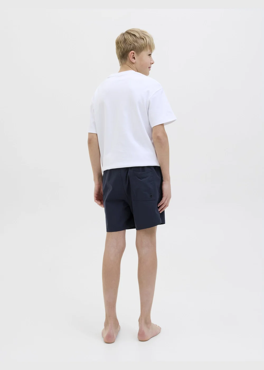 Jack & Jones Jnr Navy Swim Shorts - 10 Yrs Image 2