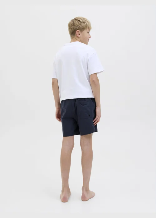 Jack & Jones Jnr Navy Swim Shorts - 10 Yrs Image 2