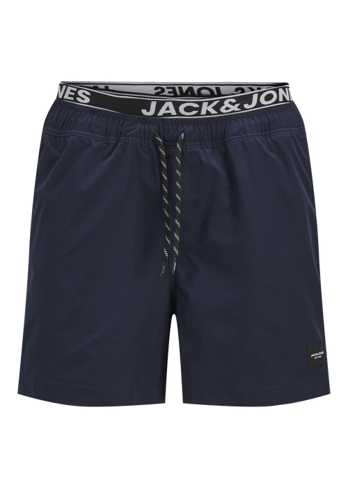 Jack & Jones Jnr Navy Swim Shorts - 10 Yrs Image 6