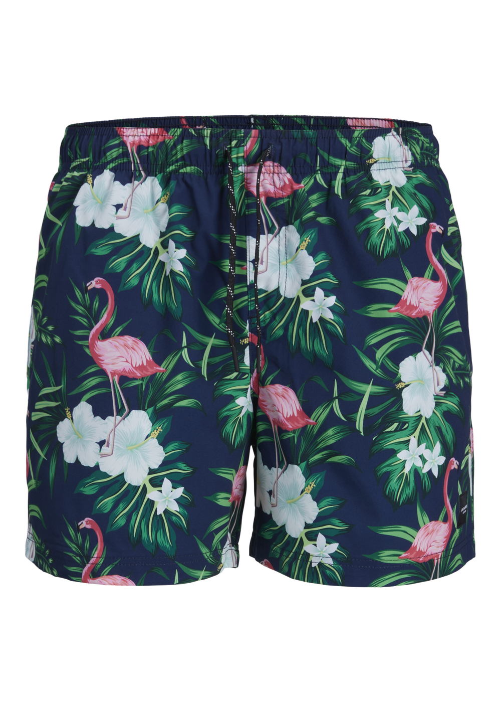 Jack & Jones Jnr Navy Printed Swim Shorts - 8 Yrs Image 4