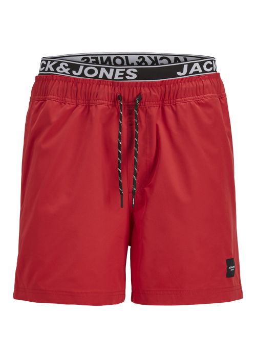 Jack & Jones Jnr Red Swim Shorts - 8 Yrs Image 4