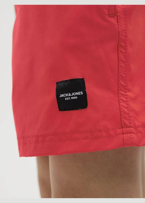 Jack & Jones Jnr Red Swim Shorts - 8 Yrs Image 3
