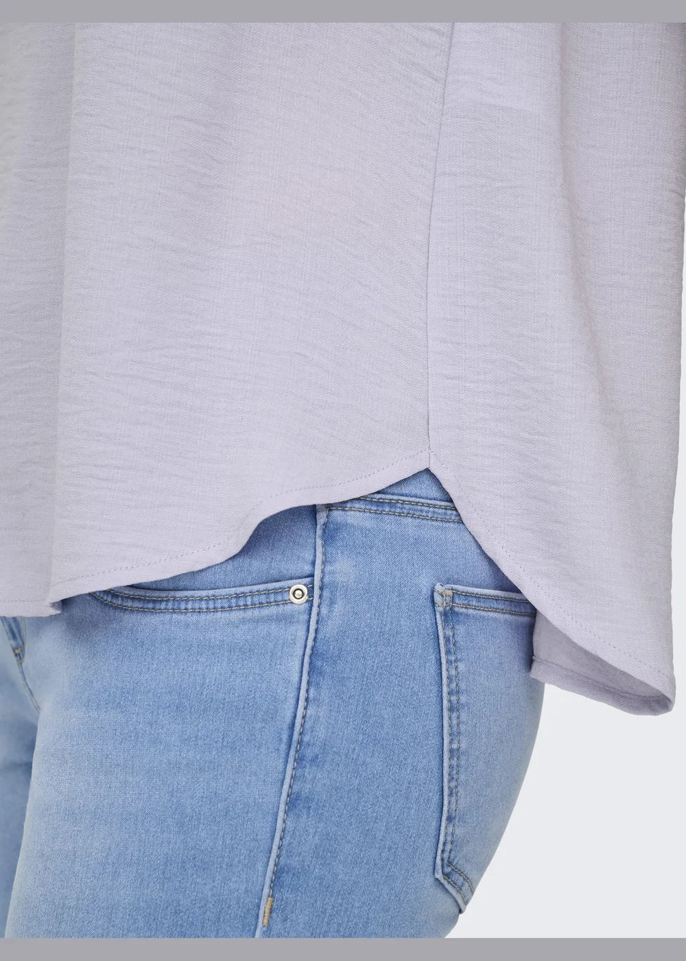 JDY Lilac Sleeve Detail T-Shirt - 8 Image 4