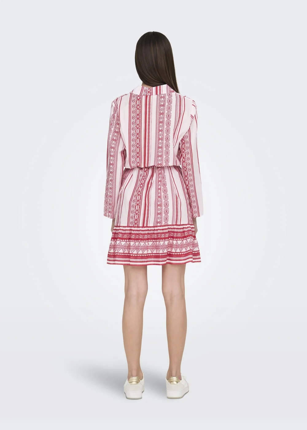 JDY Pink Anna Belted Dress - 10 Image 2