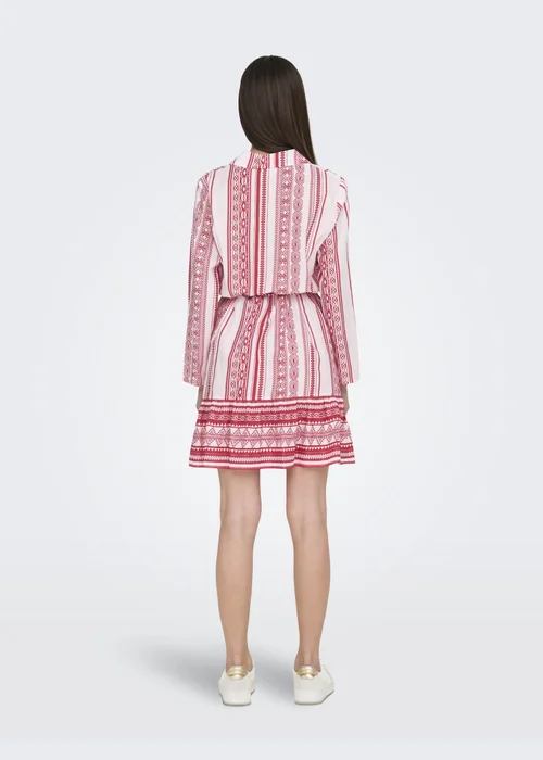 JDY Pink Anna Belted Dress - 10 Image 2