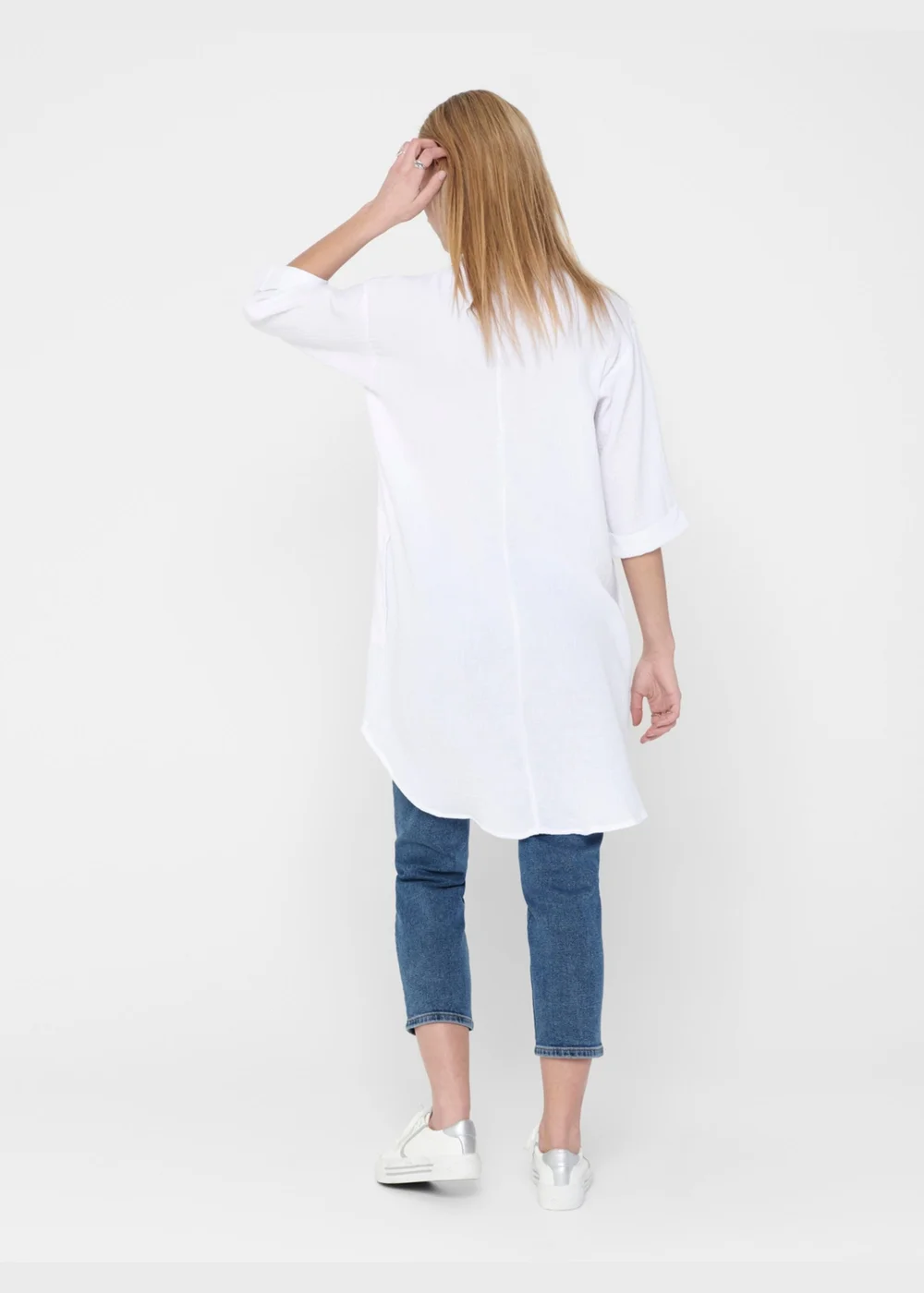 JDY White Shirt Dress - 8 Image 2