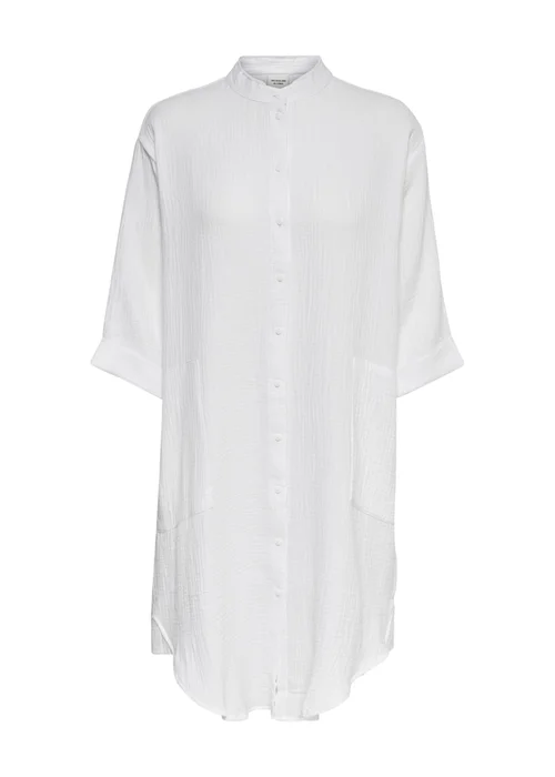 JDY White Shirt Dress - 8 Image 5