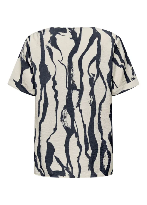 JDY White Short Sleeve Blouse - 8 Image 2
