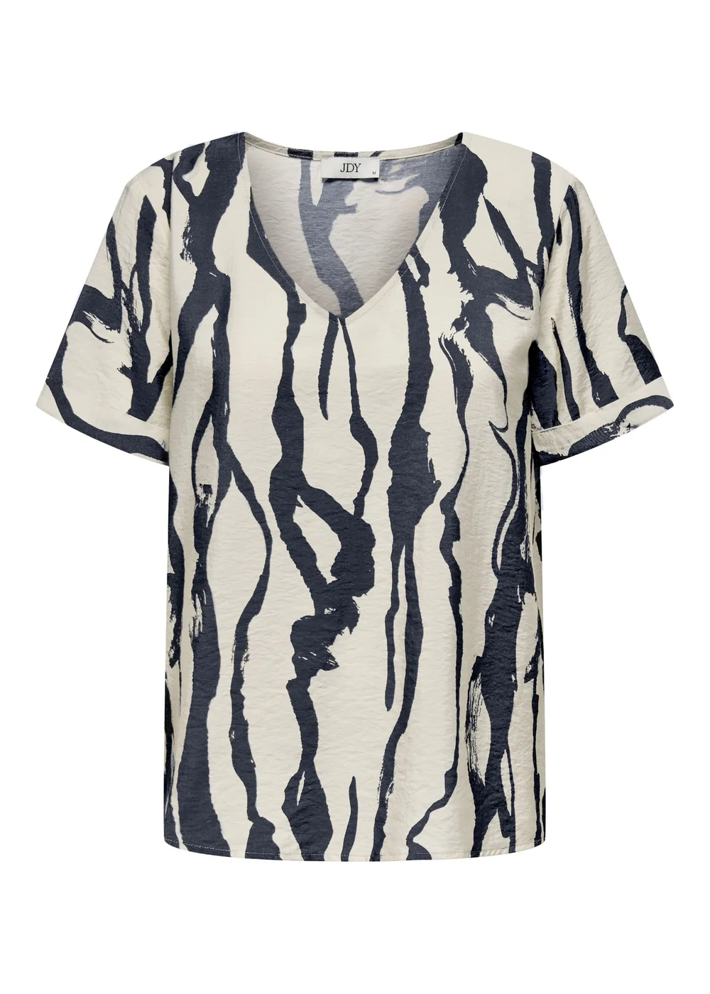 JDY White Short Sleeve Blouse - 8 Image 1