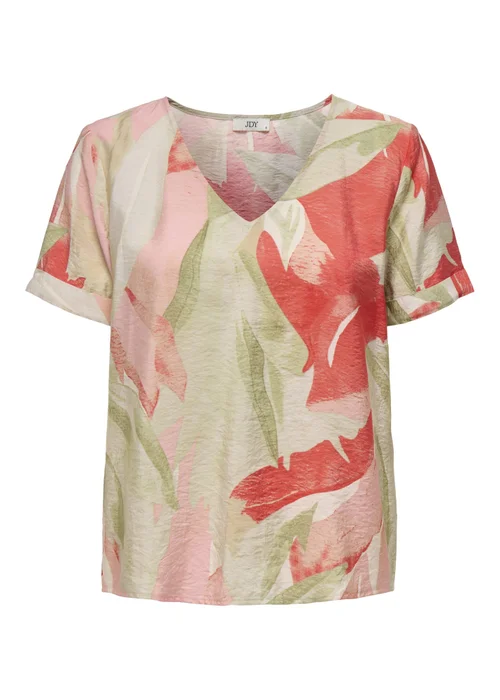 JDY Rose V Neck Blouse - 8 Image 1