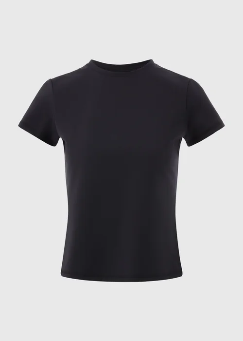 Souluxe Black Fitted Short Sleeve T-Shirt - 8 Image 4