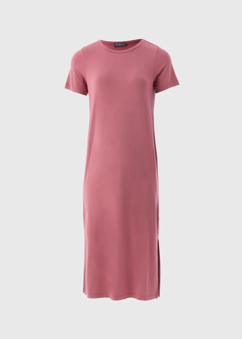Raspberry T-Shirt Midi Dress - 8 Image 4