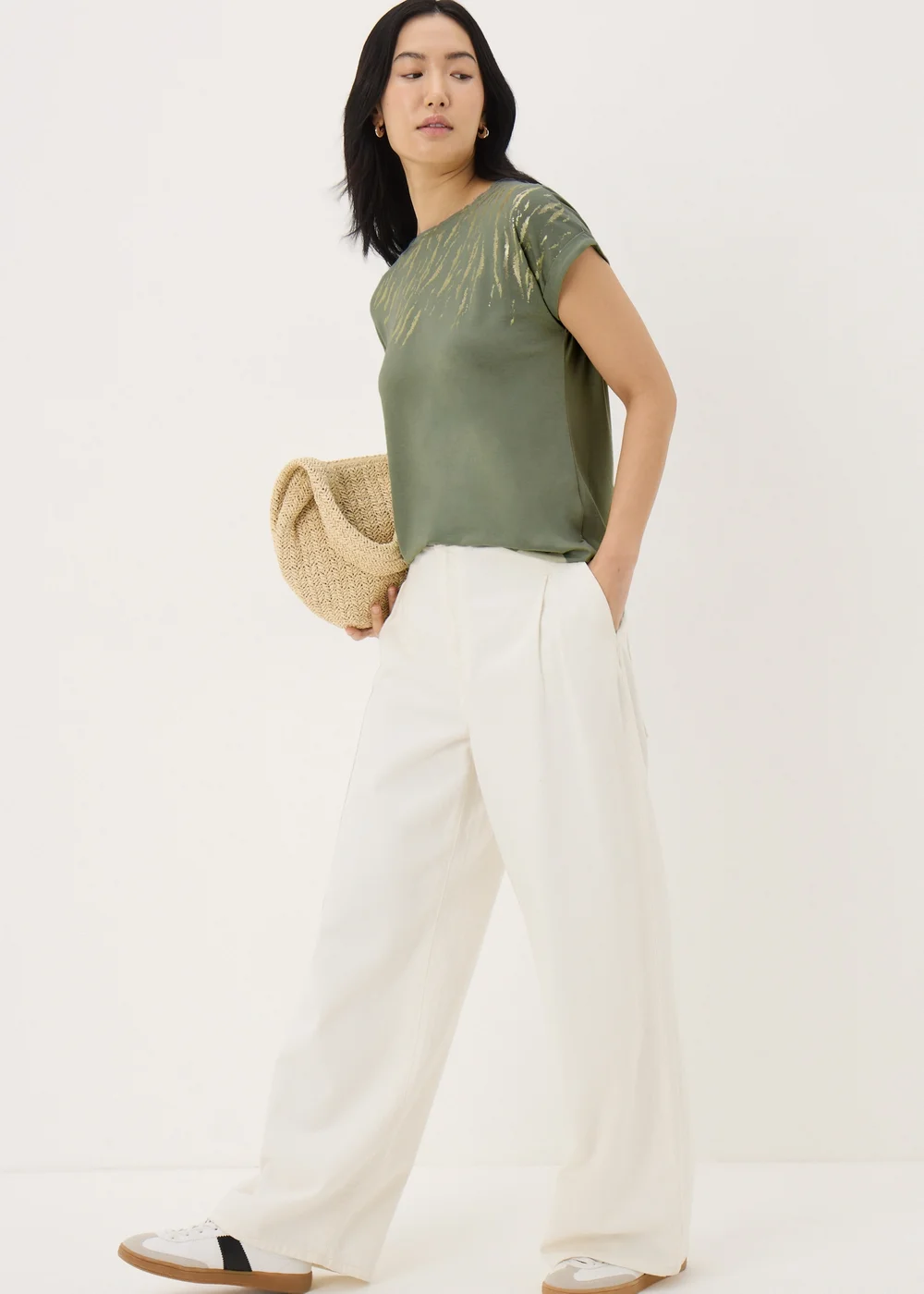 Khaki Scratch Foil T-Shirt - 8 Image 2