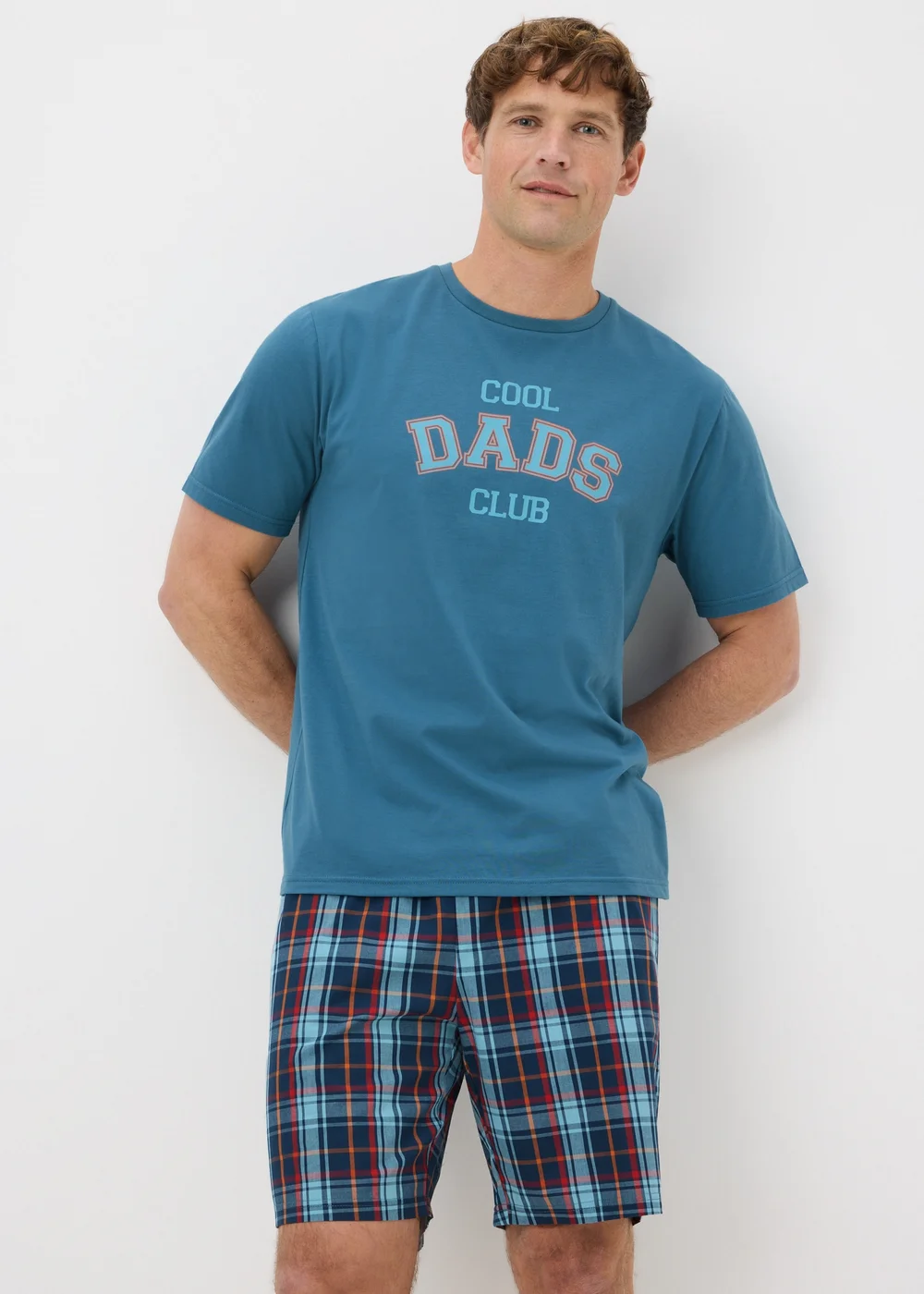 Blue Fathers Day Short Pyjamas - Extra small Image 1