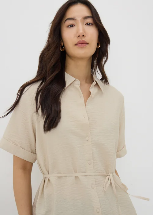 Stone Tie Waist Longline Shirt - 8 Image 2