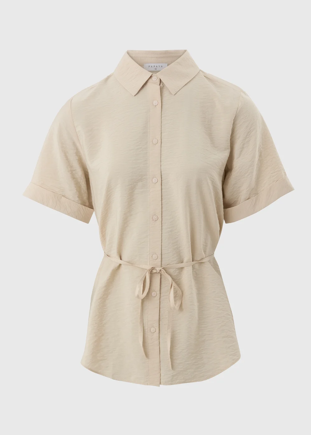 Stone Tie Waist Longline Shirt - 8 Image 3
