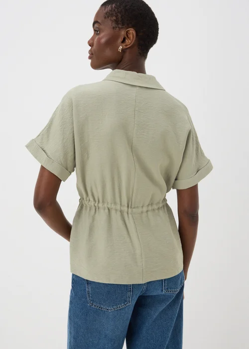 Sage Short Sleeve Tie Shirt - 8 Image 2