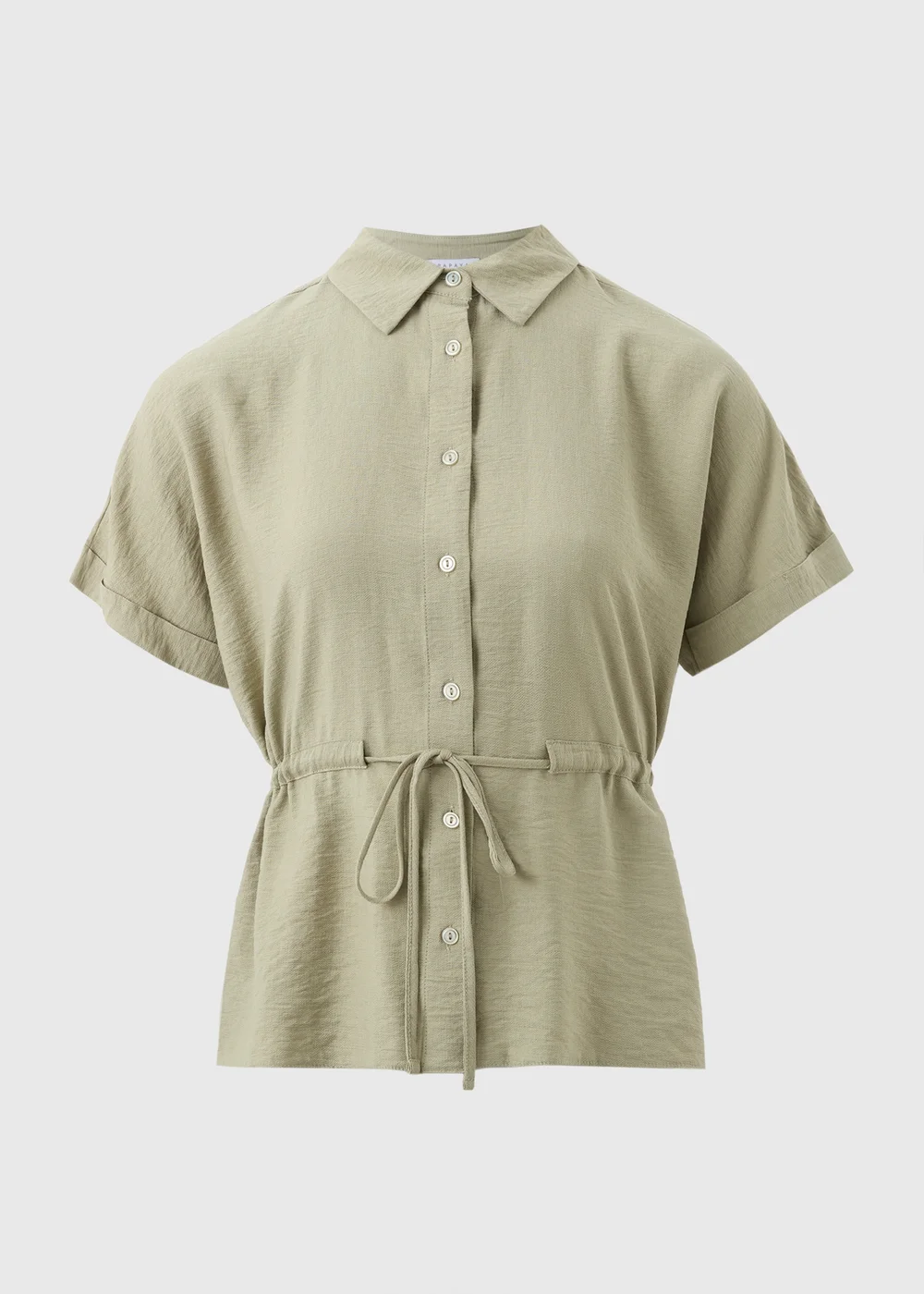 Sage Short Sleeve Tie Shirt - 8 Image 3