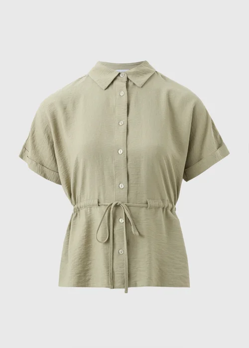 Sage Short Sleeve Tie Shirt - 8 Image 3