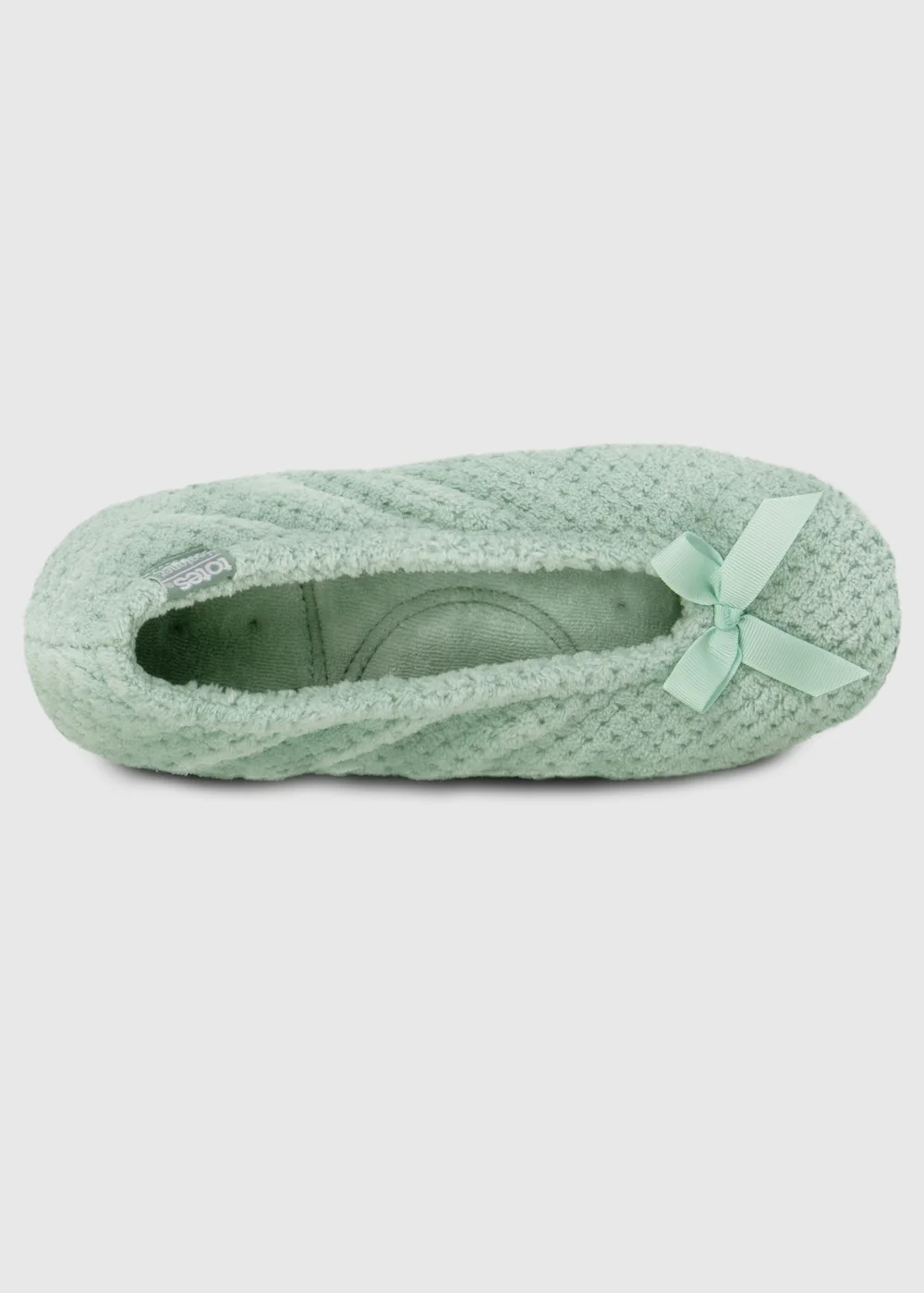 Totes Isotoner Mint Ladies Popcorn Ballet Slippers - 3-4 Image 5