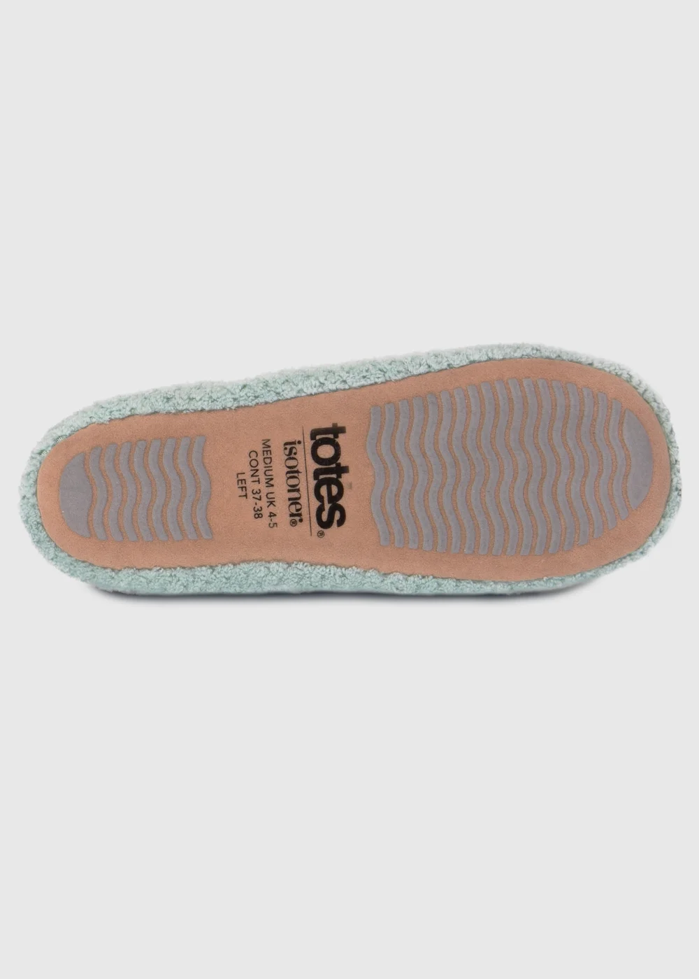 Totes Isotoner Mint Ladies Popcorn Ballet Slippers - 3-4 Image 6