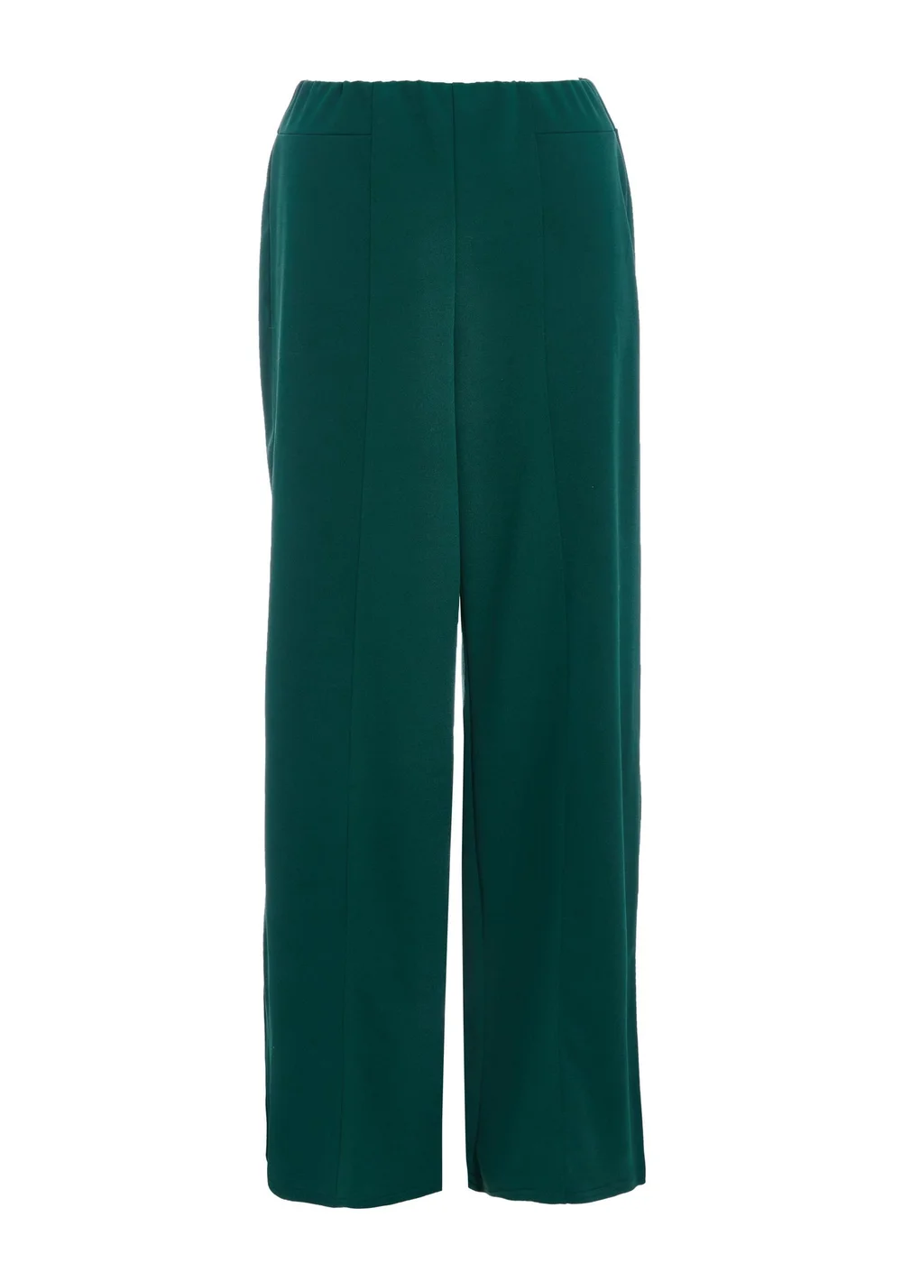 Quiz Green Wide Leg Trousers - 6 Image 4