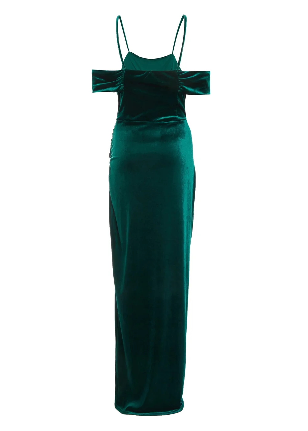 Quiz Green Velvet Cowl Neck Maxi Dress - 10 | Matalan Quiz Green Velvet Cowl Neck Maxi Dress - 10 | Matalan