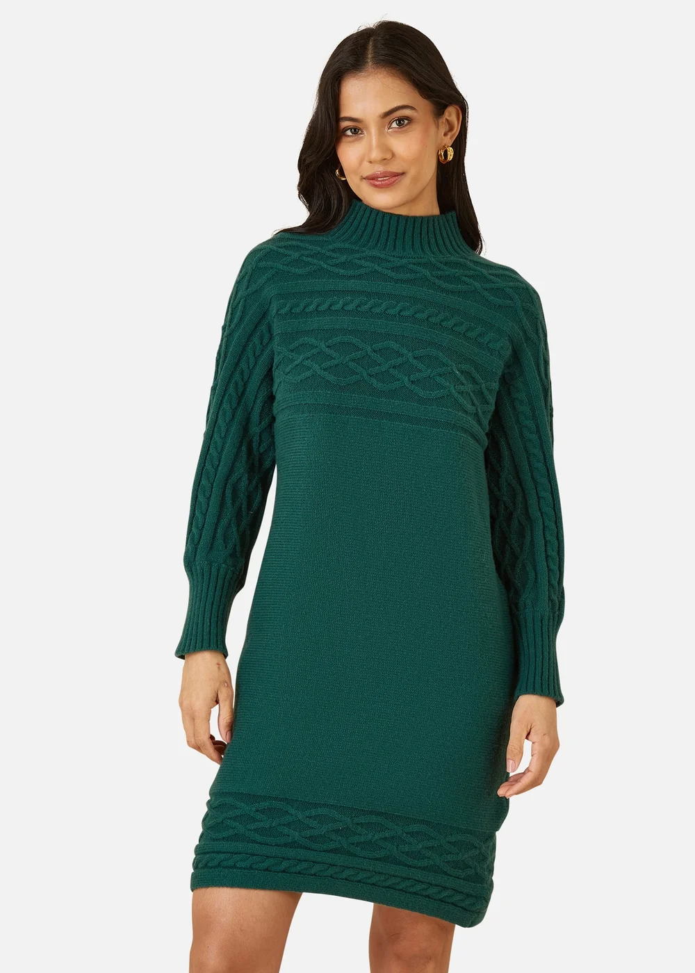 knitted tunic dresses uk Newshows Jumper Dress for Women UK Ladies Knitted V Neck Long Sleeve Knee Length Elegant Winter Tunic Dress Apricot,S : Amazon.co.uk: Fashion