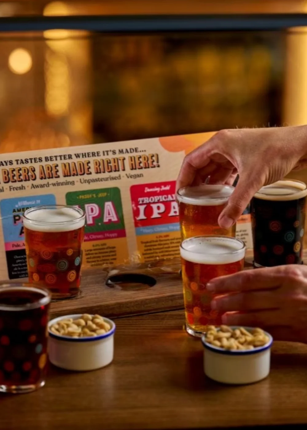 Virgin Experience Days Brewhouse & Kitchen Beer Tasting Board & Burger for Two - One Size Image 2