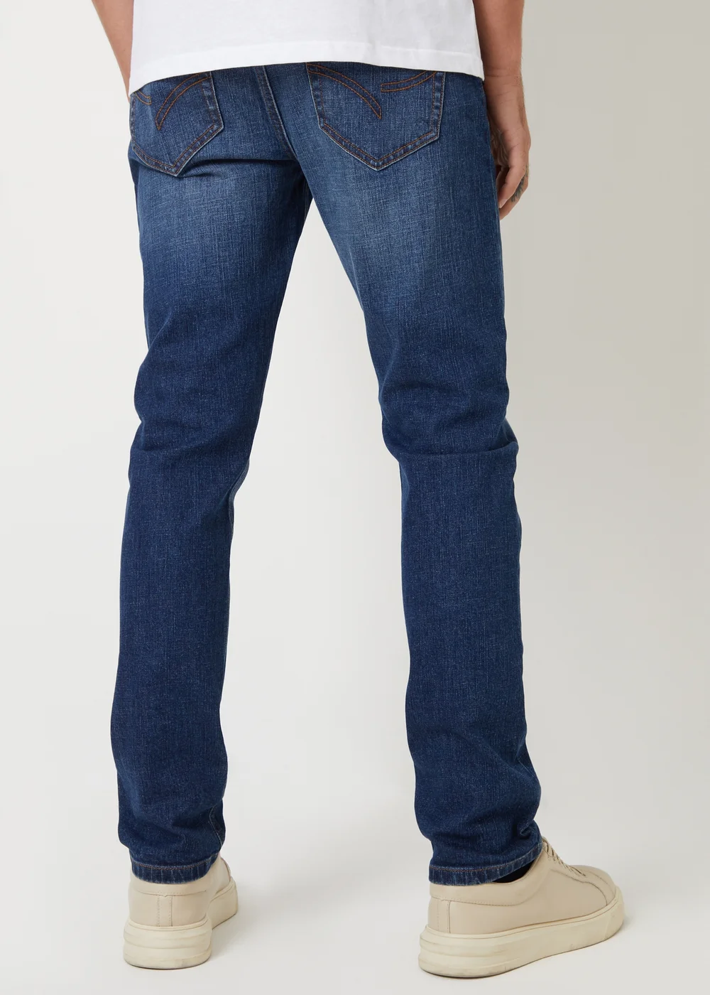 Threadbare Blue Slim Fit Premium Jeans With Stretch - 36/L32 Image 2