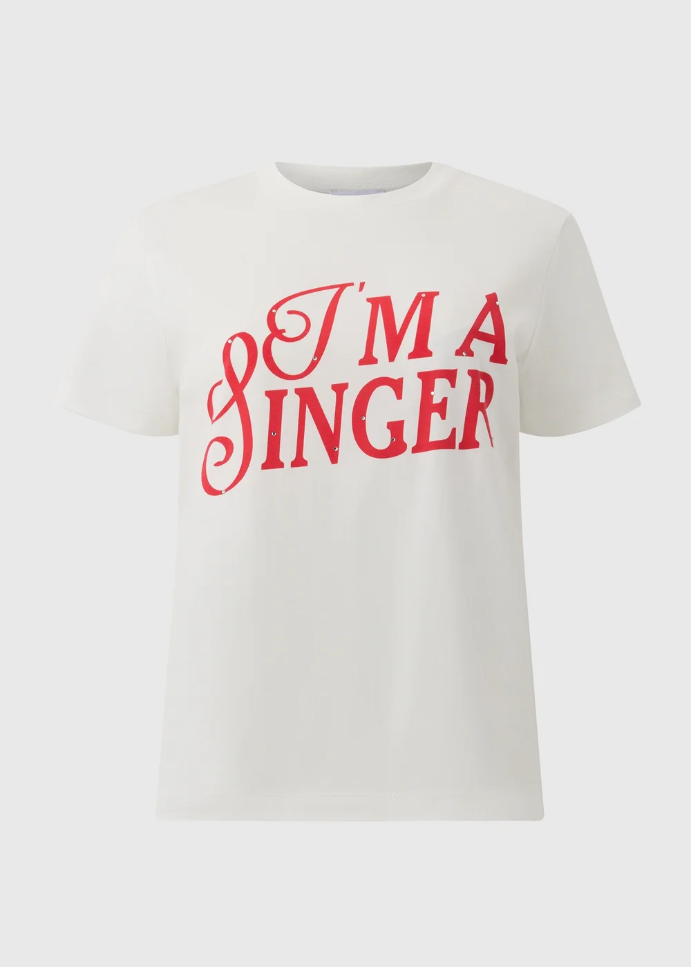 Sabrina Carpenter White I'm A Singer T-Shirt - 8 Image 4